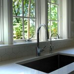 Kitchen Sink, Windows & Marble Counter